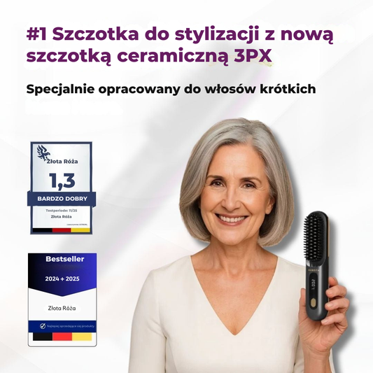 Złota Róża - Szczotka do stylizacji krótkich włosów