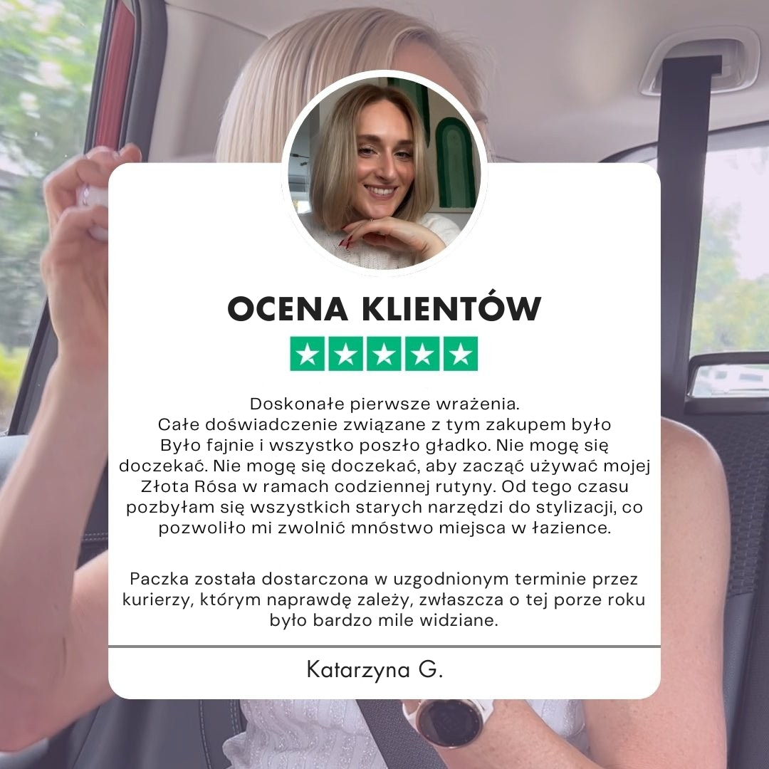 [NOWOŚĆ] Przenośna szczotka do prostowania włosów Złota Rósa – GoBrush PRO Edycja jubileuszowa